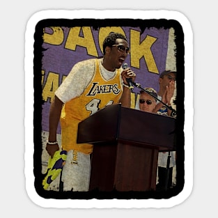 Moments Of Representing The Jerry West Jersey Sticker